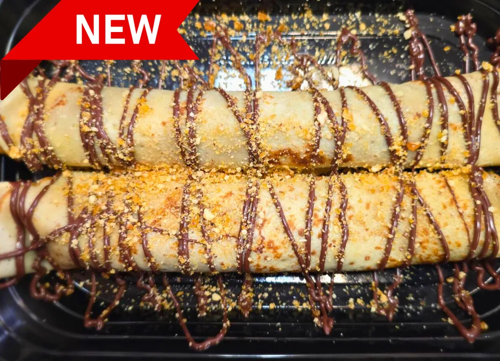 Палачинки 2 бр с шоколад и банан ,