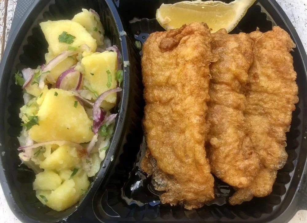 Панирано хек филе с гарнитура по избор